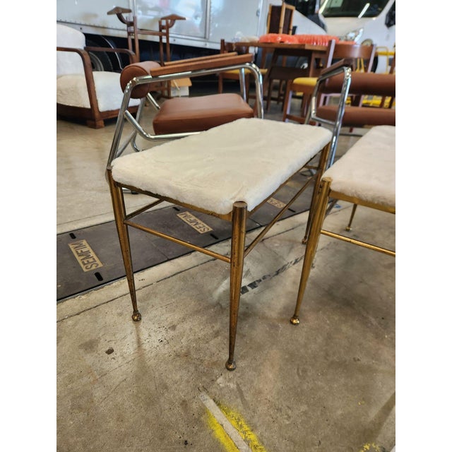 Pair of Vintage Italian Stools For Sale In Chicago - Image 6 of 6