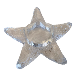 Glass Starfish Votive Candle Holder