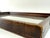 Brown 1960s English Regency Style Inlaid Mahogany Serving Tray With Greek Key Border and Wood & Brass Handles For Sale - Image 8 of 10