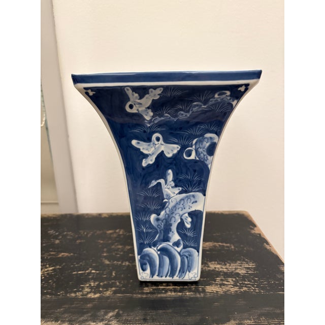 Late 20th Century Asian Ceramic Planter For Sale - Image 4 of 6