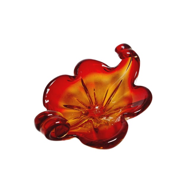 Mid-Century Italian Murano Glass Bowl by Flavio Poli for Mandruzzato, 1950s For Sale - Image 3 of 18