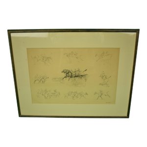 1930s Paul Brown Steeplechase Vignette