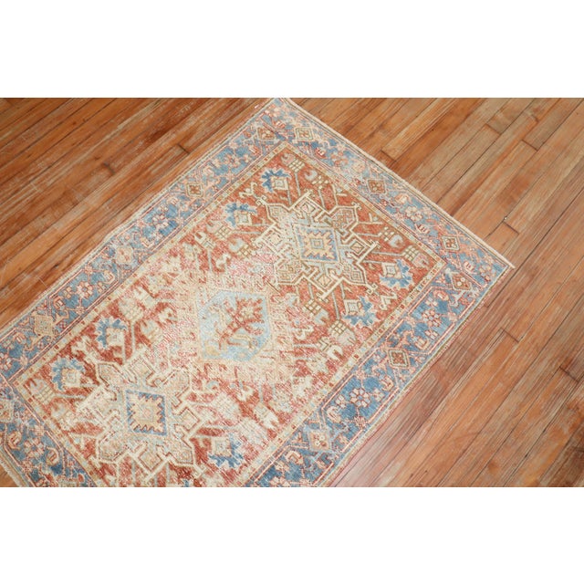 1920s Worn Heriz Rug For Sale - Image 18 of 18