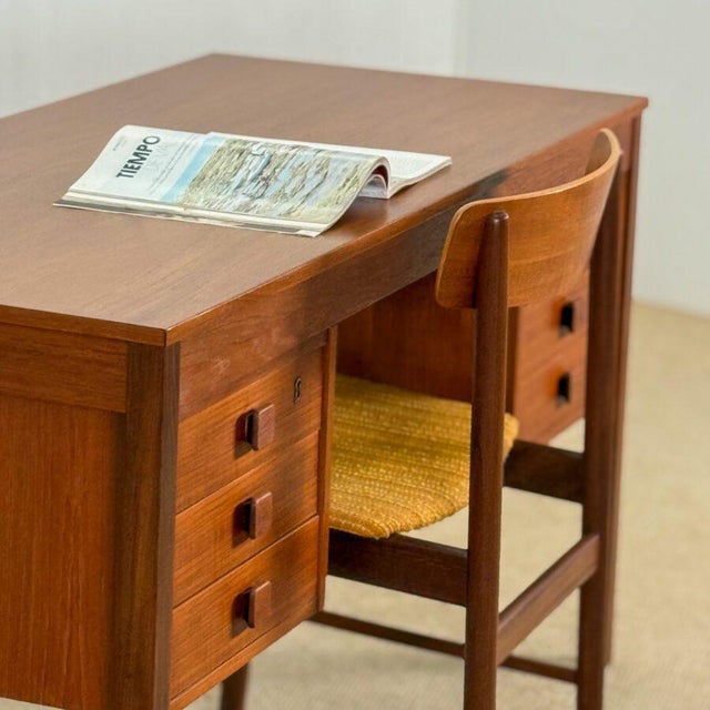 Mid-Century Modern Danish Teak Desk from Dominos Møbler, Denmark, 1960s For Sale - Image 6 of 16
