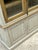 Antique White Vintage Distressed Wood and Glass Tall Cabinet For Sale - Image 8 of 14