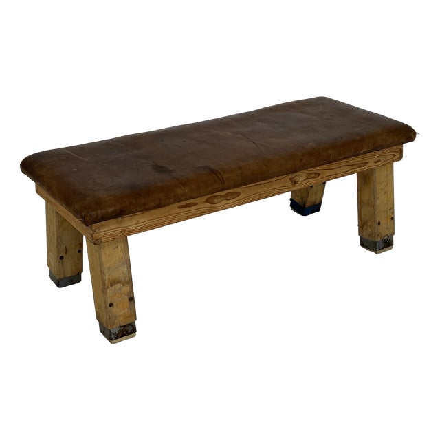 Vintage Gymnastic Bench, 1940s For Sale