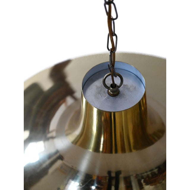 Vintage Scandinavian Brass Pendant, 1960s For Sale - Image 4 of 7
