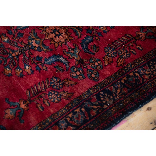 Traditional Vintage Fine Lilihan Rug 3'8" X 4'10" For Sale - Image 3 of 11
