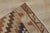 Textile 1970s Southwestern Brown Hand Knotted Kilim For Sale - Image 7 of 13