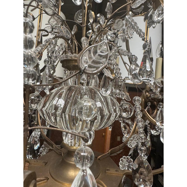2010s Vestry Crystal Chandelier For Sale - Image 5 of 11