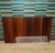 Mid-Century Modern String Shelf with Illuminated Covers in Dark Wood Veneer and White Ladders from Musterring International, 1960s For Sale - Image 10 of 16