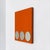 Geometric Orange Triple Wall Mirror, 1980s For Sale - Image 6 of 13