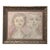 Brutalist Expressionist Double Portrait by Carmel Foglia De La Pena For Sale