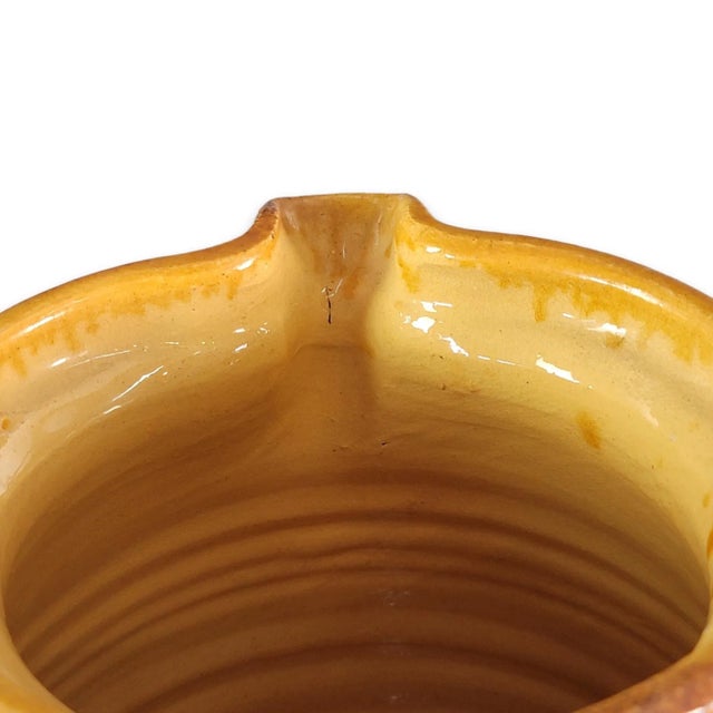 Ceramic West German Studio Pottery Pitcher Hand Thrown Ceramic Jug 7.25" For Sale - Image 7 of 10