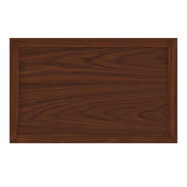 Wood Nora 27 in. W Rectangular Wood 3 Drawer Tall Nightstand with Open Shelf on Top, Walnut For Sale - Image 7 of 8