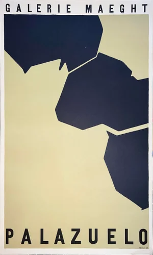 Pablo Palazuelo at Galerie Maeght, Paris, 1958 (Mourlot Print) Exhibition Poster