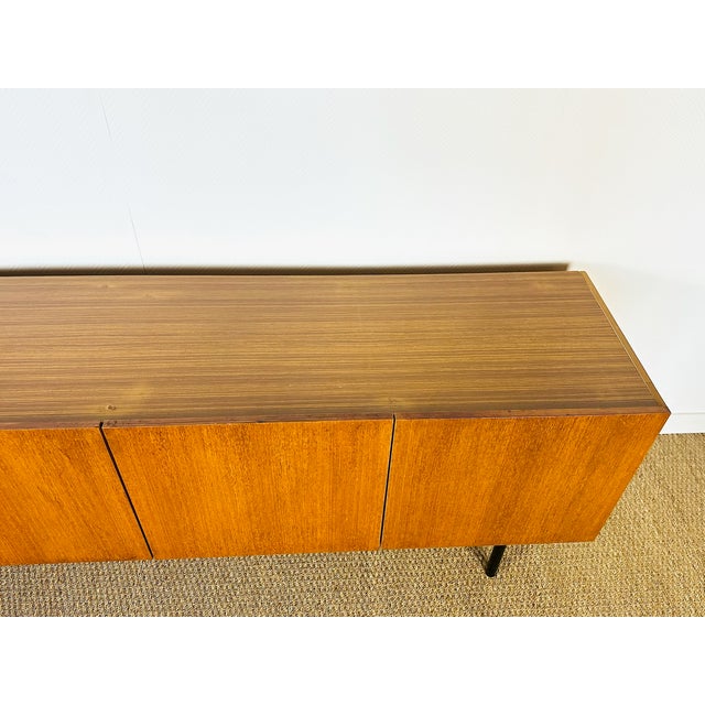 1960s Scandinavian Minimalist Teak Sideboard, 1960s For Sale - Image 5 of 17