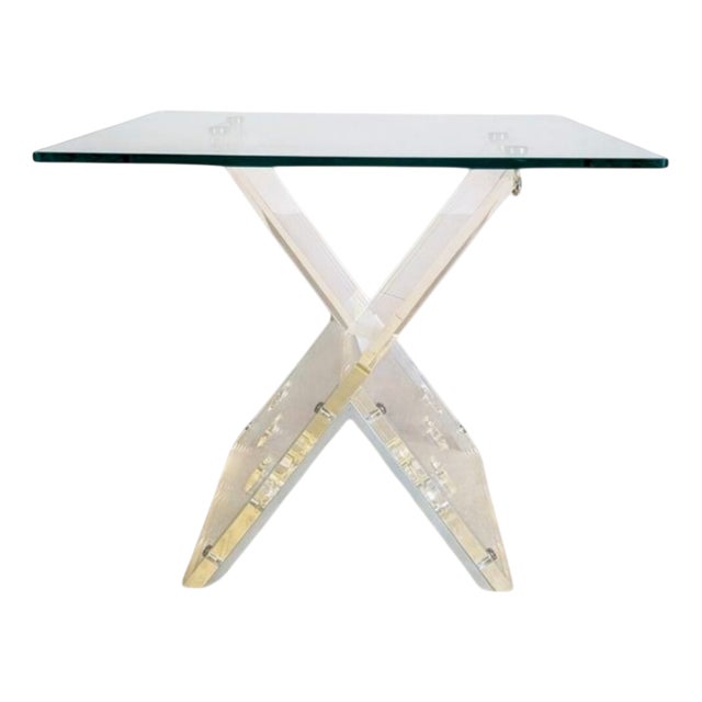 Coffee Table in Acrylic Glass, 1970s For Sale