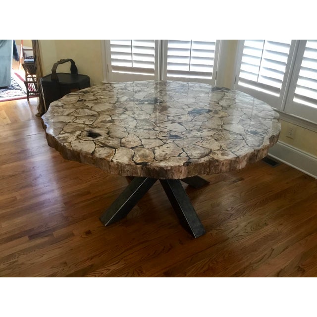 Rustic Arhaus Petra Dining Table Chairish