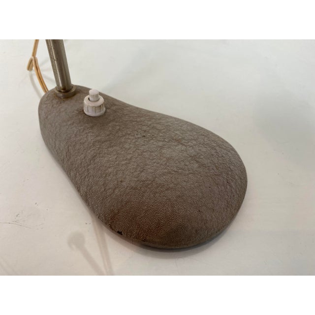 Mid-Century Shrink Varnish Adjustable Table Lamp, 1950s For Sale - Image 6 of 15