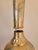 Vintage Hand Painted Brass Side Table Lamp From India For Sale - Image 15 of 16