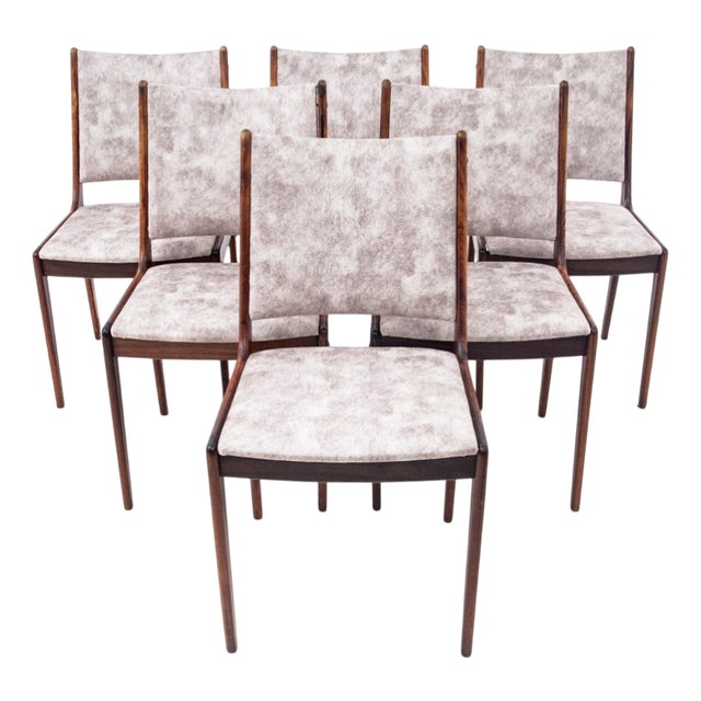 Teak Chairs from Uldum Møbelfabrik, Denmark, 1960s, Set of 6 For Sale