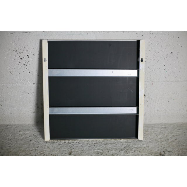 1960s Space Age Mirror in Steel, 1970s For Sale - Image 5 of 12