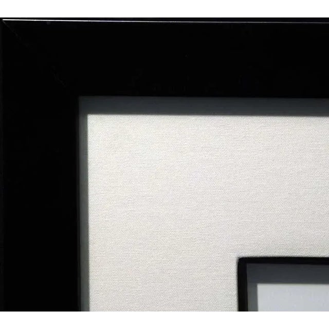 Vintage Mark Dickson Abstract Monotype Print on Paper, Framed For Sale - Image 4 of 4