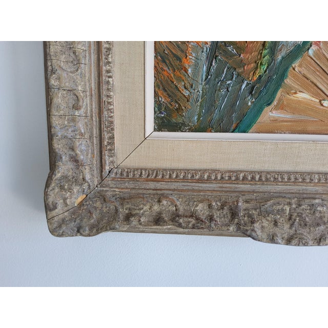 Mid Century Expressionist Landscape Painting by Swedish Artist Knut Irwe For Sale - Image 13 of 18