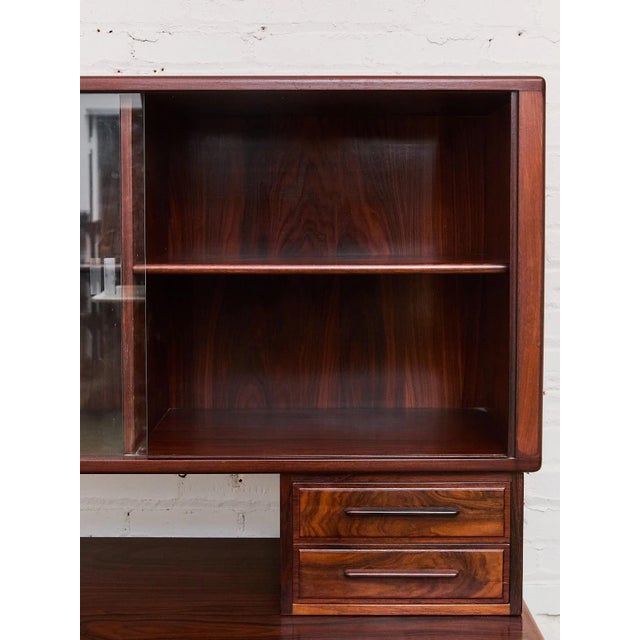 Auburn Rosewood Vintage Hutch For Sale - Image 8 of 10