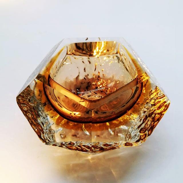 1960s Vintage Italian Ashtray in Murano Glass by Flavio Poli for Seguso, 1960s For Sale - Image 5 of 8