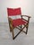 Vintage Wooden Directors Chair in Fabric For Sale - Image 12 of 12