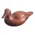 Vintage Hand-Carved Redwood Buffelhead Duck For Sale