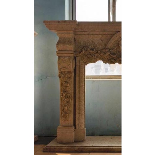 This Yellow Travertine Mantle exudes natural beauty and timeless elegance, making it a perfect addition to any...