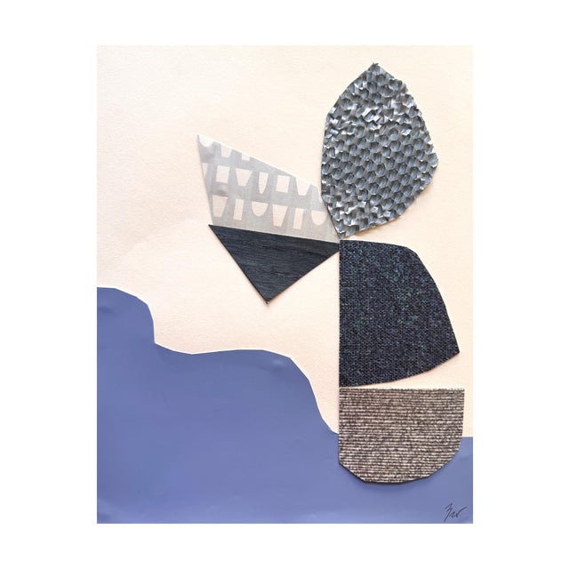 "Celestial Escapade" is an original mixed media collage on paper by Zac Woodiel. This is one of six pieces in the...