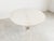 White Italian Round Travertine Dining Table, 1970s For Sale - Image 8 of 11