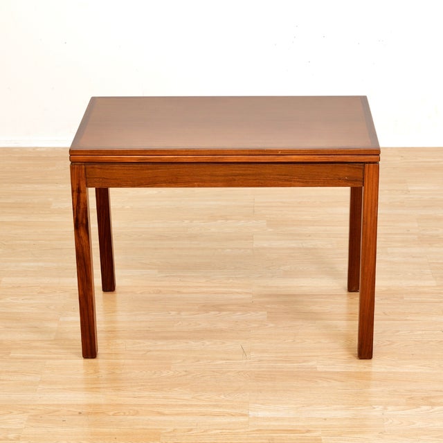 Mid Century Folding Card Table For Sale - Image 11 of 11