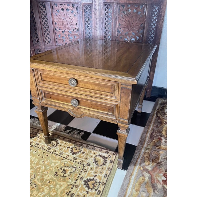 Drexel Mid Century Drexel Francesca Side Table Nightstand For Sale - Image 4 of 10