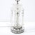 Pair of Art Deco Czech U S Zone Cut Crystal and Silver Plated Table Lamps For Sale - Image 10 of 18