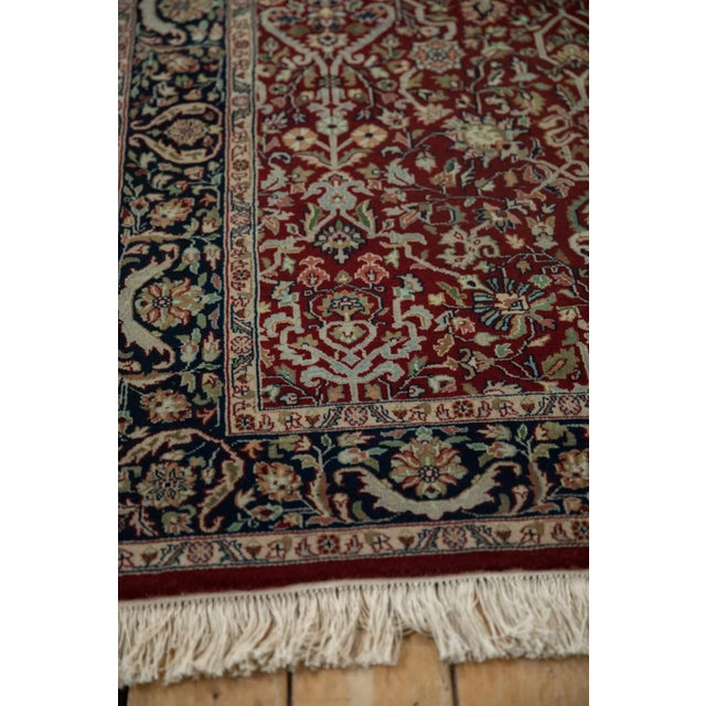 Textile Fine Indian Tabriz Design Rug - 4' X 6'2" For Sale - Image 7 of 11
