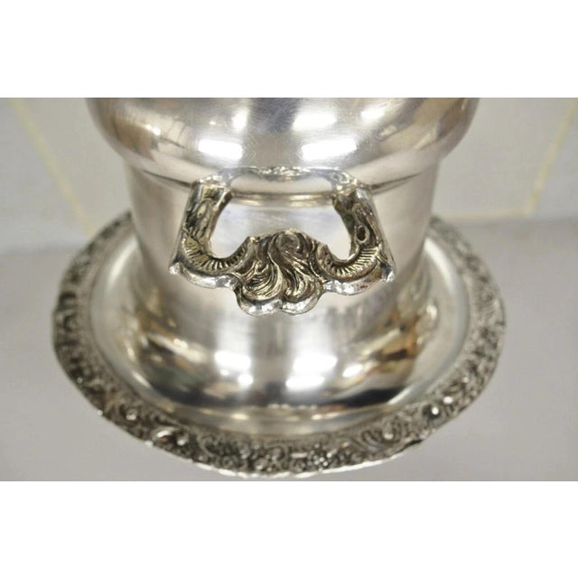 Vintage W&s Blackinton Silver Plated Trophy Cup Urn Champagne Chiller Ice Bucket For Sale - Image 12 of 12