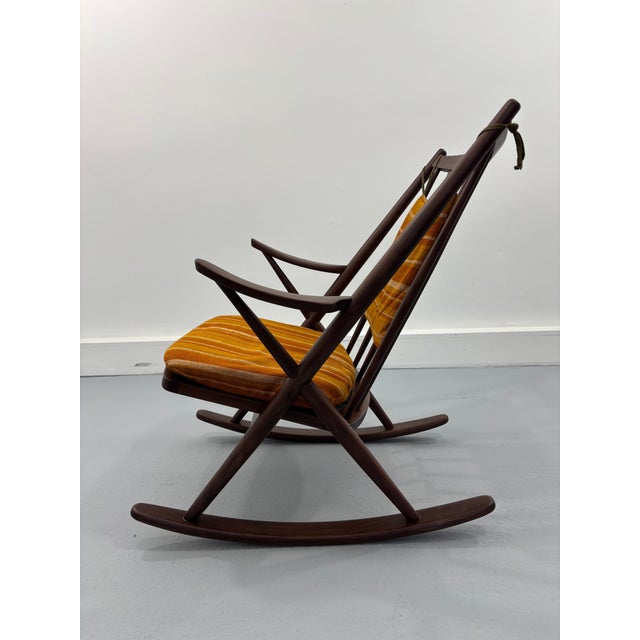 Rocking Chair by Frank Reenskaug for Bramin, 1960s For Sale - Image 6 of 14