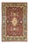 Mogul Collection Hand-Knotted Area Rug - Red 5' 10" x 8' 10" For Sale