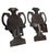 2000 - 2009 Vintage Hand-Painted Urn-Form Wall Sconces - a Pair For Sale - Image 5 of 12