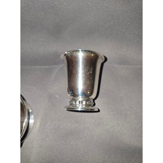 1970s 1970s Gorham Sterling Ashtray and Cigarette Holder For Sale - Image 5 of 10