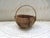 Antique Primitive Miniature Woven Gathering Basket 5" X 5" For Sale - Image 4 of 8