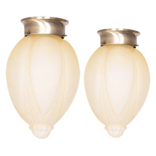 Art Deco Style Pendant Lamps, Germany, 2000, Set of 2 For Sale