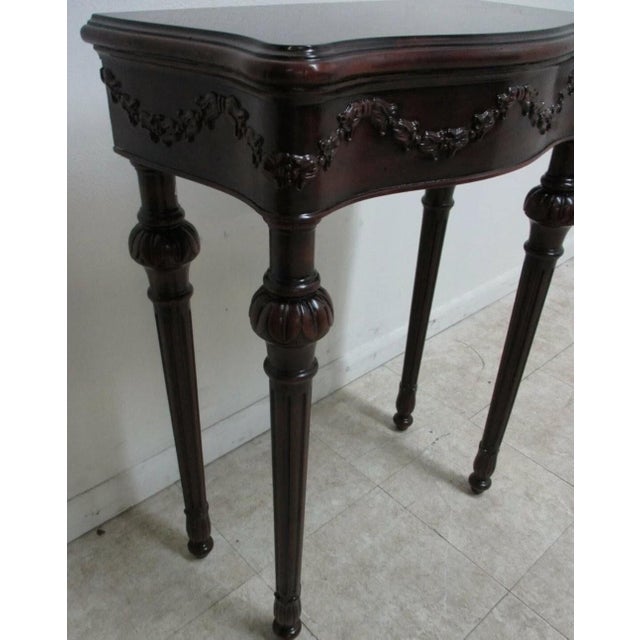 Theodore Alexander 1990s Theodore Alexander French Regency High Leg End Table Night Stand End Table For Sale - Image 4 of 10