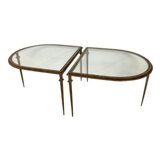 Barry Remley Bespoke Iron + Glass Coffee Table For Sale