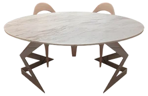 Ivory Diamond Table by Element & Co.